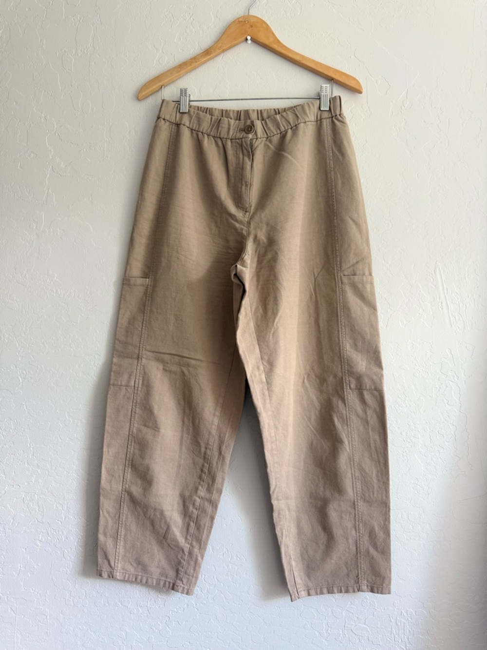 Eileen fisher Cotton Hemp Stretch Lantern Pant - Picture 5 of 8